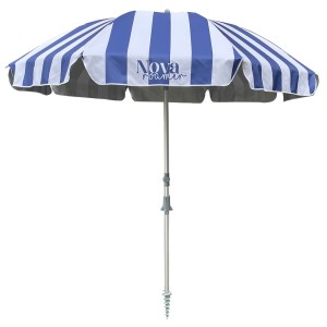 Striped Promotional Beach Umbrella