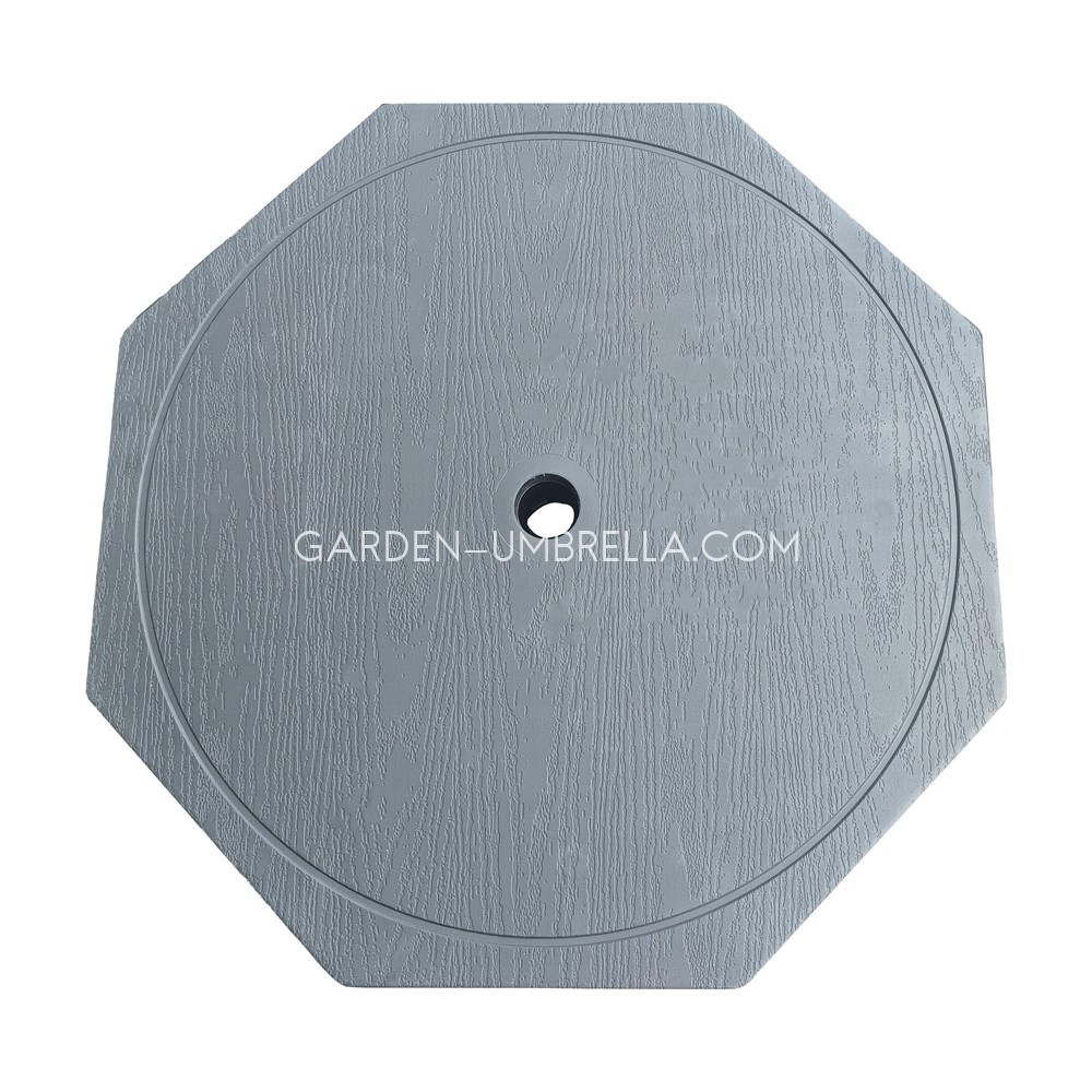 Octagonal Patio Umbrella Pole Table Outdoor Parasol Umbrella Table Tray OFP-583