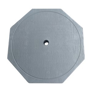Octagonal Patio Umbrella Pole Table Outdoor Parasol Umbrella Table Tray OFP-583